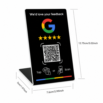 ReseñasTap NFC™ — Placa Inteligente para Reseñas de Google